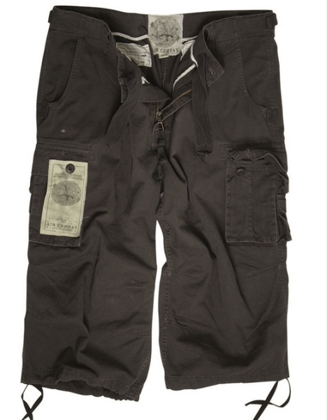 3/4-Hose - AIR COMBAT - PREWASH SCHWARZ 3/4-Hose - AIR COMBAT - PREWASH SCHWARZ