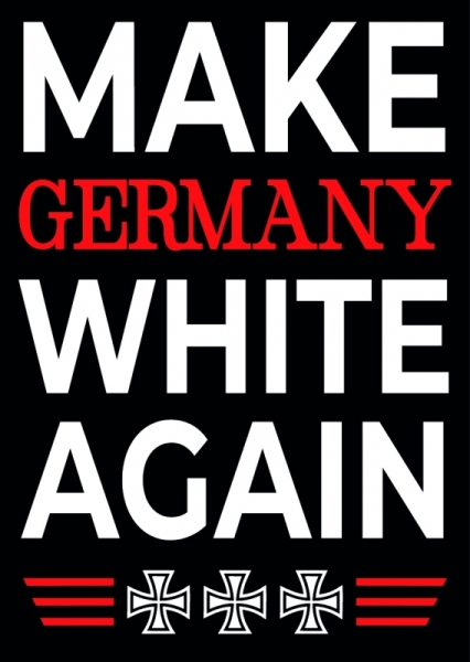 Make Germany White Again - Aufkleber Paket 50 Stück Make Germany White Again - Aufkleber Paket 50 Stück