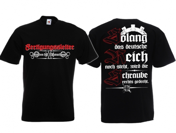 T-Hemd - Fertigungsleiter T-Hemd - Fertigungsleiter