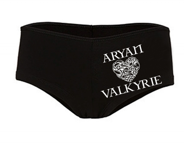 Frauen Hotpants - Valkyrie - keltisches Herz - schwarz/weiß Frauen Hotpants - Valkyrie - keltisches Herz - schwarz/weiß