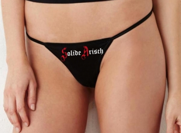 String Tanga - Solide Arisch - schwarz String Tanga - Solide Arisch - schwarz