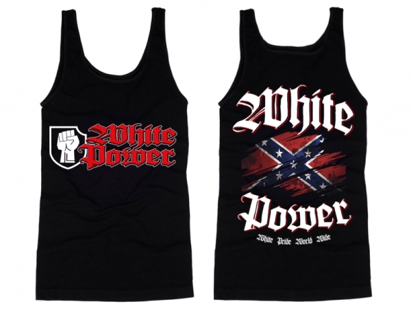 Muskelshirt/Tank Top - White Power - Motiv 2 - Südstaaten Muskelshirt/Tank Top - White Power - Motiv 2 - Südstaaten