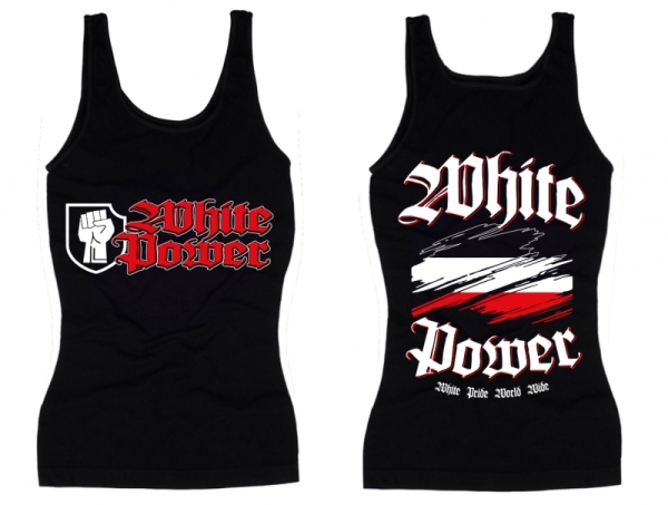 Frauen Top - White Power - Motiv 2 - SWR Frauen Top - White Power - Motiv 2 - SWR