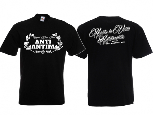 T-Hemd - Support your Local Anti-Antifa - schwarz T-Hemd - Support your Local Anti-Antifa - schwarz