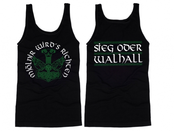 Muskelshirt/Tank Top - Sieg oder Walhall Muskelshirt/Tank Top - Sieg oder Walhall