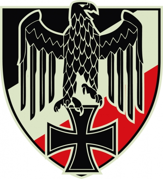 PVC Aufkleber - Adler mit Wappen PVC Aufkleber - Adler mit Wappen