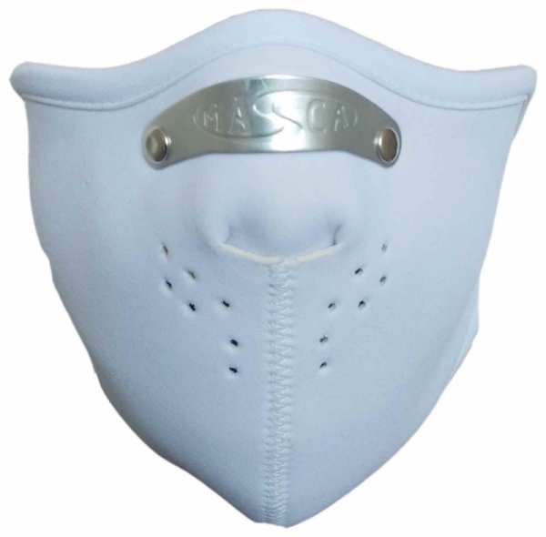 Biker Maske - weiß Biker Maske - weiß