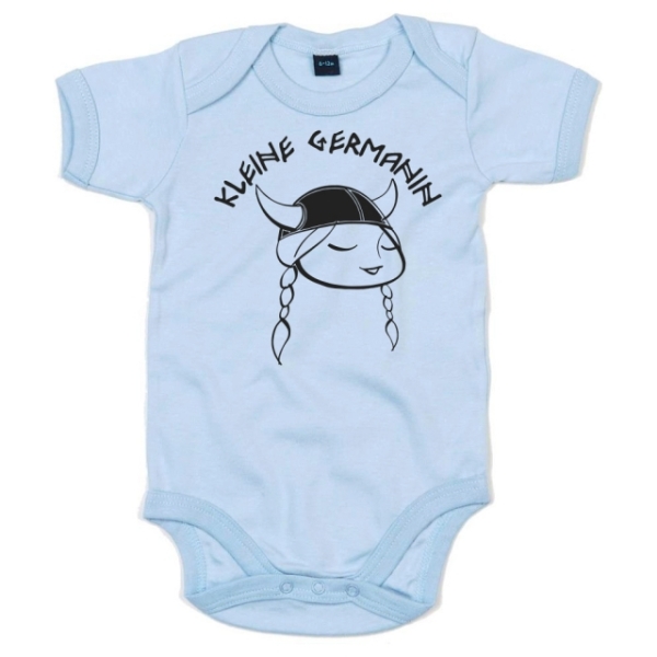 Baby-Bodie - Kleine Germanin - hellblau Baby-Bodie - Kleine Germanin - hellblau