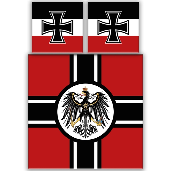 Bettwäsche - Deutsches Reich XXL mit 2 Kissen und XXL-Decke +++RAUSVERKAUF+++