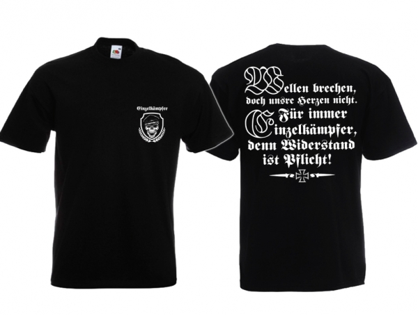 T-Hemd - Einzelkämpfer - Motiv 1 T-Hemd - Einzelkämpfer - Motiv 1