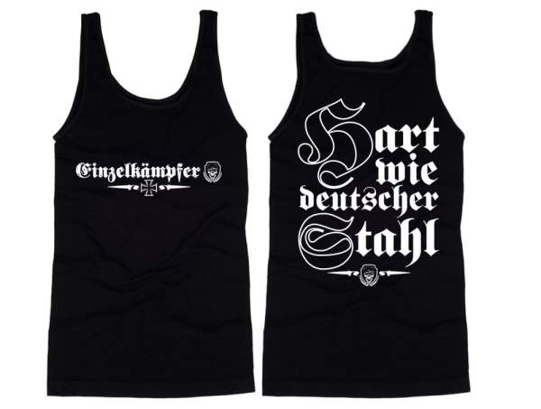 Muskelshirt/Tank Top - Einzelkämpfer - hart wie deutscher Stahl Muskelshirt/Tank Top - Einzelkämpfer - hart wie deutscher Stahl
