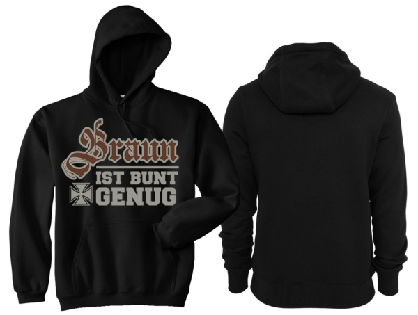 Frauen - Kapuzenpullover - Braun ist bunt genug Frauen - Kapuzenpullover - Braun ist bunt genug