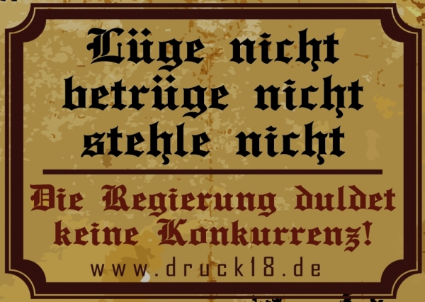 Lüge Nicht - Aufkleber Paket 100 Stück Lüge Nicht - Aufkleber Paket 100 Stück