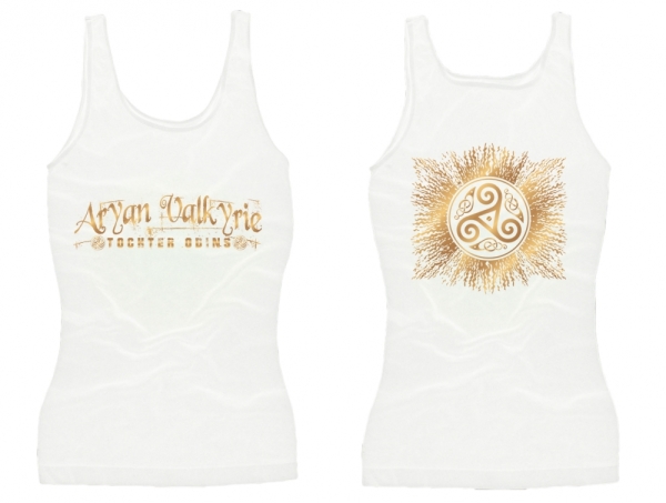 Frauen Top - Valkyrie - Tochter Odins - weiß Frauen Top - Valkyrie - Tochter Odins - weiß