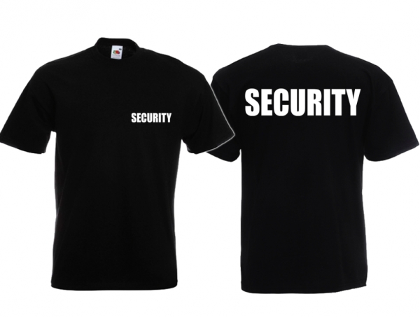 T-Hemd - Security - Beidseitig bedruckt - vorne klein +++RAUSVERKAUF+++ T-Hemd - Security - Beidseitig bedruckt - vorne klein +++RAUSVERKAUF+++