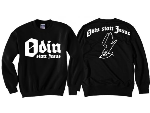 Pullover - Odin statt Jesus - Motiv 2 Pullover - Odin statt Jesus - Motiv 2