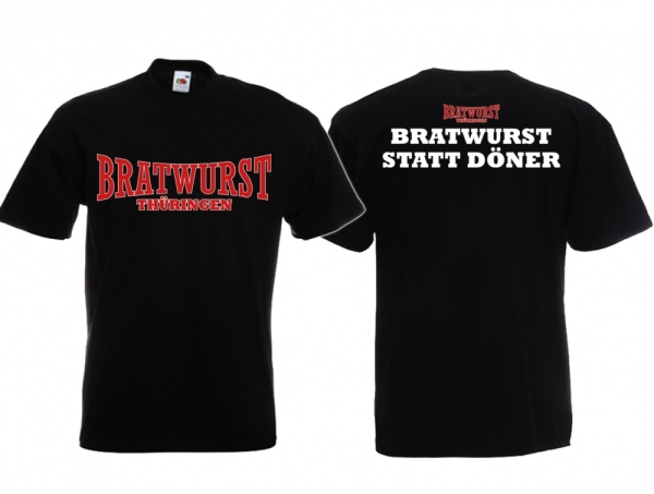 T-Hemd - Bratwurst - Thüringen - Bratwurst statt Döner T-Hemd - Bratwurst - Thüringen - Bratwurst statt Döner