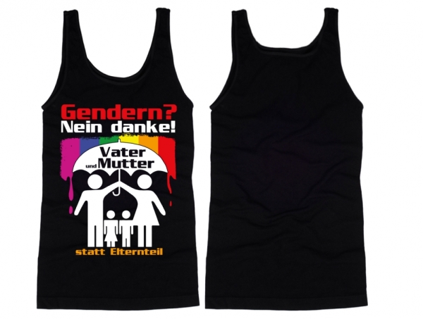 Muskelshirt/Tank Top - Gendern - Nein Danke - Pro Familie Muskelshirt/Tank Top - Gendern - Nein Danke - Pro Familie