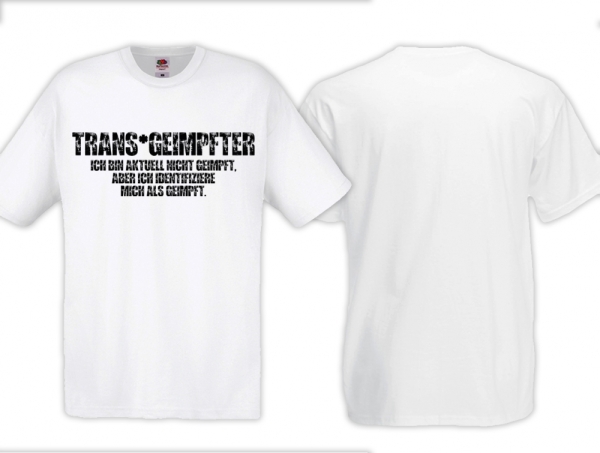 T-Hemd - Trans*geimpft - weiss T-Hemd - Trans*geimpft - weiss