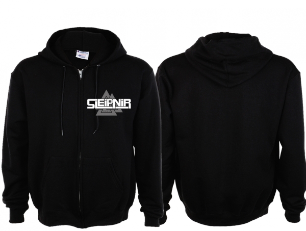 Frauen Kapuzenjacke - Sleipnir - Wotansknoten - schwarz Frauen Kapuzenjacke - Sleipnir - Wotansknoten - schwarz