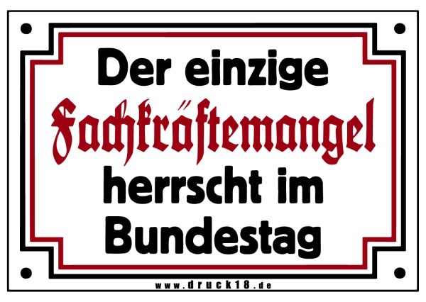 Fachkräftemangel - Aufkleber Paket 50 Stück Fachkräftemangel - Aufkleber Paket 50 Stück
