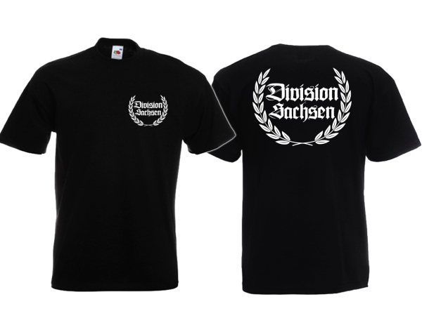 Frauen T-Shirt - Division Sachsen - klassisch - Motiv 1 - schwarz Frauen T-Shirt - Division Sachsen - klassisch - Motiv 1 - schwarz
