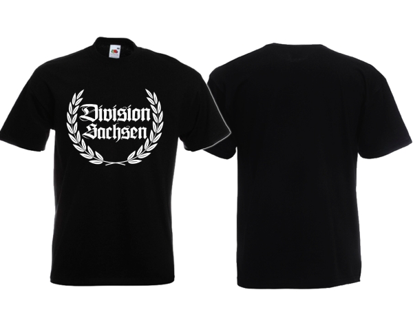 Frauen T-Shirt - Division Sachsen - klassisch - Motiv 2 - schwarz Frauen T-Shirt - Division Sachsen - klassisch - Motiv 2 - schwarz