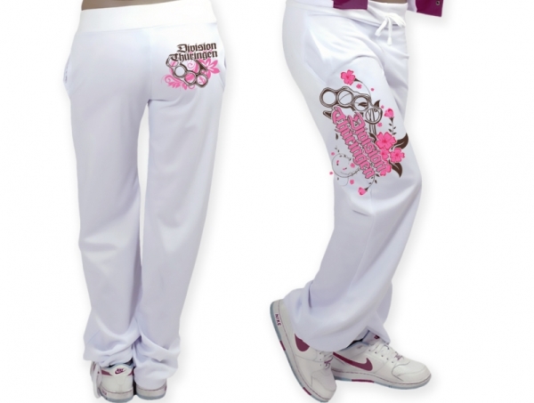 Frauen - Jogger Division Thüringen &quote;Freya&quote; Premium - weiß