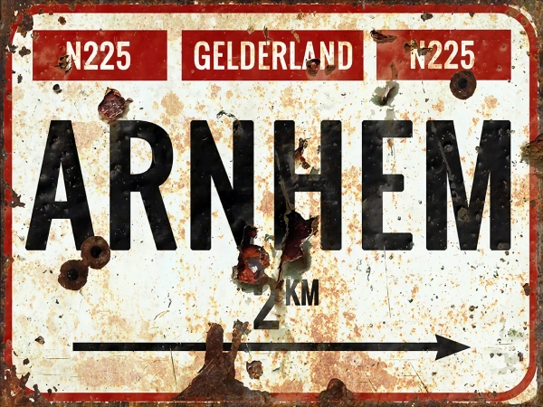 Holzschild - 30x40cm - Arnheim / Arnhem Holzschild - 30x40cm - Arnheim / Arnhem