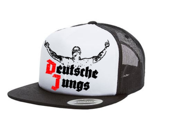 Cap Kategorie C - Deutsche Jungs - KC - 3-Tone - schwarz - Trucker Cap Cap Kategorie C - Deutsche Jungs - KC - 3-Tone - schwarz - Trucker Cap