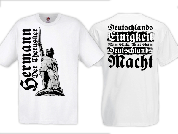 T-Shirt - Hermann der Cherusker - weiß T-Shirt - Hermann der Cherusker - weiß
