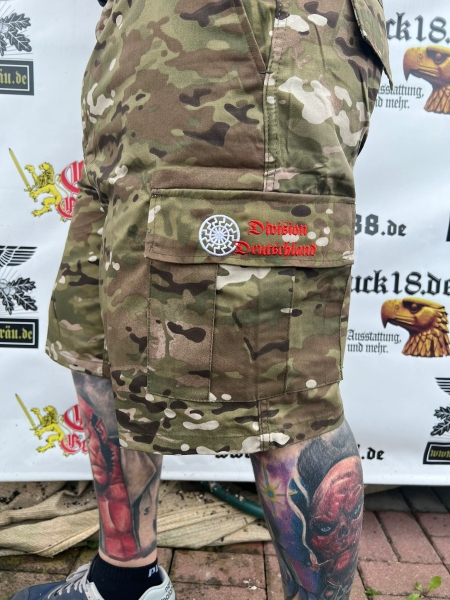 BDU Army Cargo Shorts Classic CI - Tac OP camo - Division Deutschland - bestickt BDU Army Cargo Shorts Classic CI - Tac OP camo - Division Deutschland - bestickt