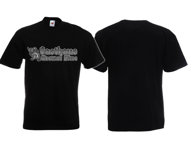 T-Hemd - Eiserner Löwe - Logo - Frontdruck - schwarz T-Hemd - Eiserner Löwe - Logo - Frontdruck - schwarz