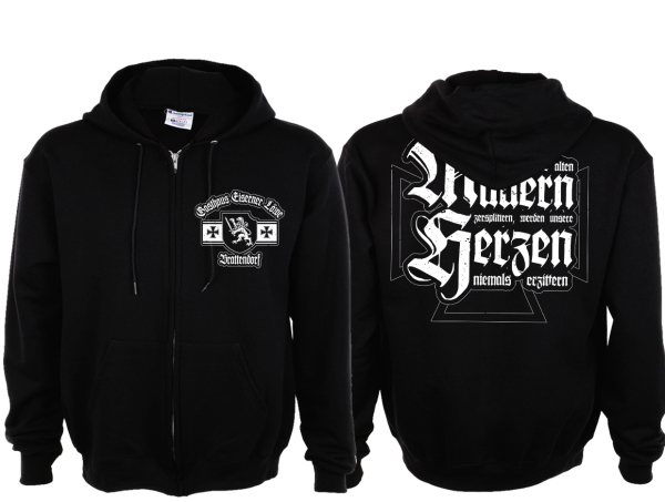 Kapuzenjacke - Eiserner Löwe - Selbst wenn die alten Mauern Kapuzenjacke - Eiserner Löwe - Selbst wenn die alten Mauern