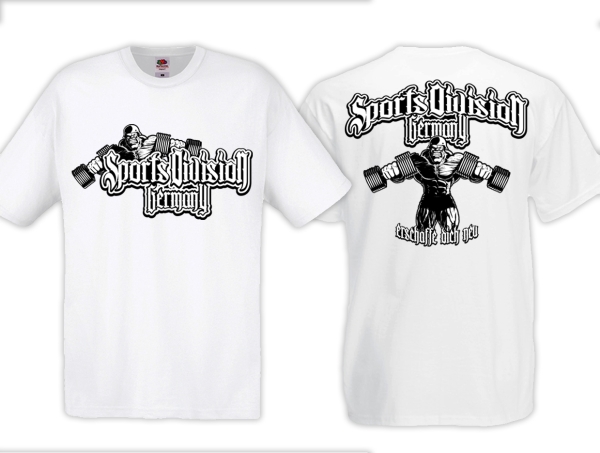Frauen T-Shirt - German Sport Division - klassisch - weiß Frauen T-Shirt - German Sport Division - klassisch - weiß