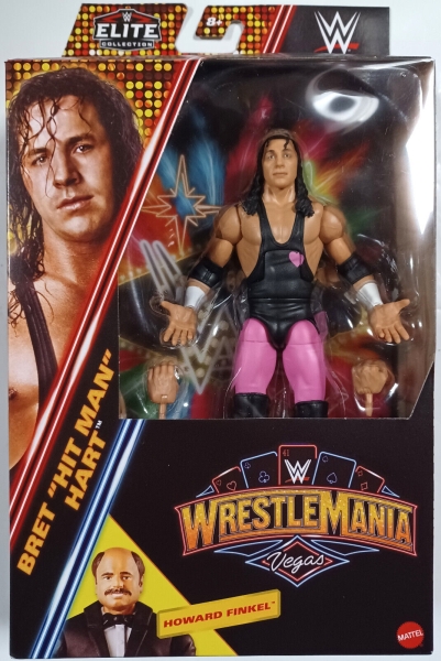 WWE - Elite - Wrestlemania - Bret "Hit Man" Hart +++NUR WENIGE DA+++ WWE - Elite - Wrestlemania - Bret "Hit Man" Hart +++NUR WENIGE DA+++