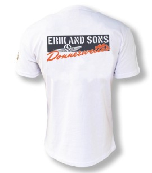 Erik & Sons - T-Shirt - DONNERWETTER - weiss Erik & Sons - T-Shirt - DONNERWETTER - weiss