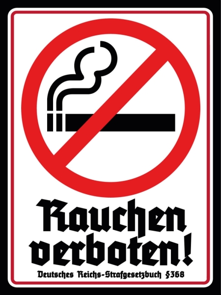 Holzschild - 20x30cm - Rauchen verboten Holzschild - 20x30cm - Rauchen verboten