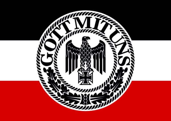 Gott mit uns - Aufkleber Paket 50 Stück Gott mit uns - Aufkleber Paket 50 Stück