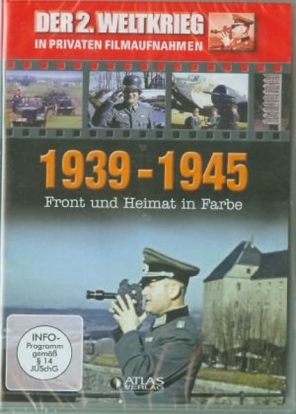 DVD - 1939-1945 Front und Heimat in Farbe - Der 2. Weltkrieg in privaten Filmaufnahmen +++EINZELSTÜCK+++ DVD - 1939-1945 Front und Heimat in Farbe - Der 2. Weltkrieg in privaten Filmaufnahmen +++EINZELSTÜCK+++