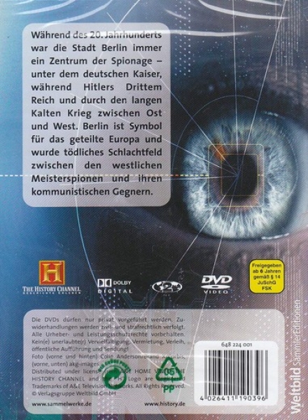DVD - Die Welt der Spionage - Berlins geheime Spione +++EINZELSTÜCK+++