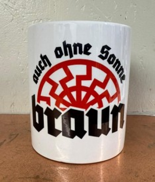 Tasse - Jumbo XXL - Auch ohne Sonne braun Tasse - Jumbo XXL - Auch ohne Sonne braun