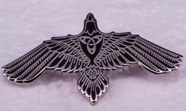 Pin - Germanischer Rabe Pin - Germanischer Rabe