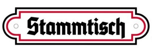 Emailleschild - Sonderformat - Stammtisch - SWR Emailleschild - Sonderformat - Stammtisch - SWR