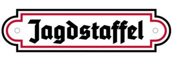 Emailleschild - Sonderformat - Jagdstaffel - SWR