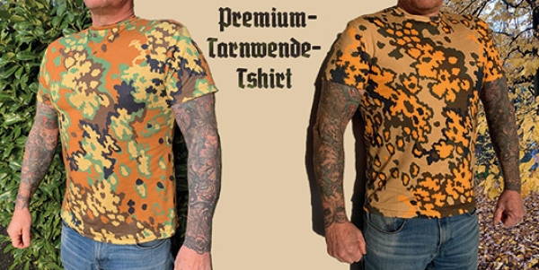 Premium-Tarnwende-T-Hemd: Herbsttarn und Frühlingstarn - Elite Premium-Tarnwende-T-Hemd: Herbsttarn und Frühlingstarn - Elite