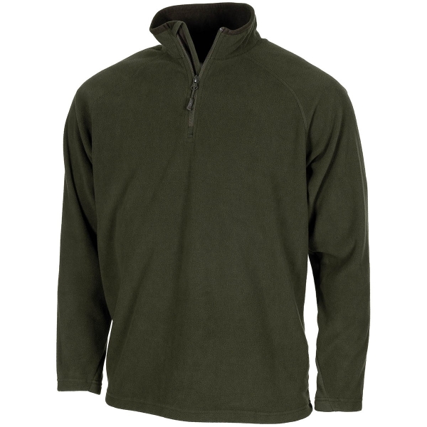 Pullover - MFH - Microfleece - oliv Pullover - MFH - Microfleece - oliv