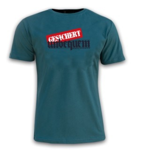 Erik & Sons - T-Shirt - MJ GESICHERT UNBEQUEM - mallardblau Erik & Sons - T-Shirt - MJ GESICHERT UNBEQUEM - mallardblau
