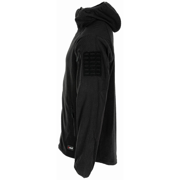 Jacke - Fleece-Jacke - "ViperGrid" - schwarz