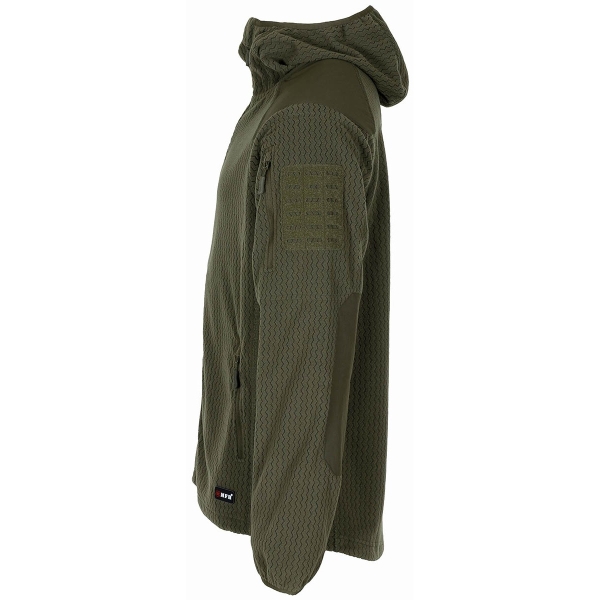 Jacke - Fleece-Jacke - "ViperGrid" - oliv